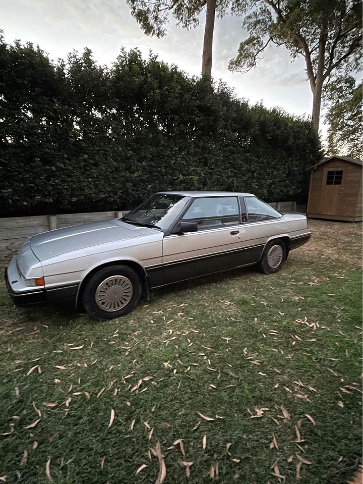 1984 Mazda 929 coupe silver on